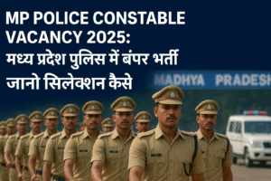 MP Police Constable Vacancy 2025 – मध्य प्रदेश पुलिस में बंपर भर्ती, जानें चयन प्रक्रिया